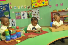 Montessori lessons at Bricks Academy